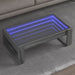 Salongbord med Infinity LED grå sonoma 90x53x30 cm