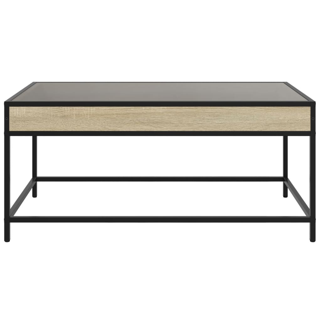 Salongbord med Infinity LED sonoma eik 90x50x41 cm