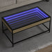 Salongbord med Infinity LED sonoma eik 90x50x41 cm