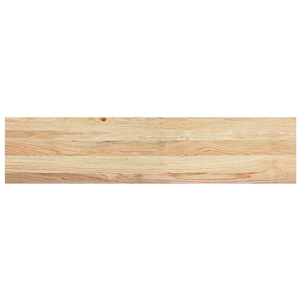 Trappetrinn 4 stk ubehandlet 110x25x2 cm heltre eik