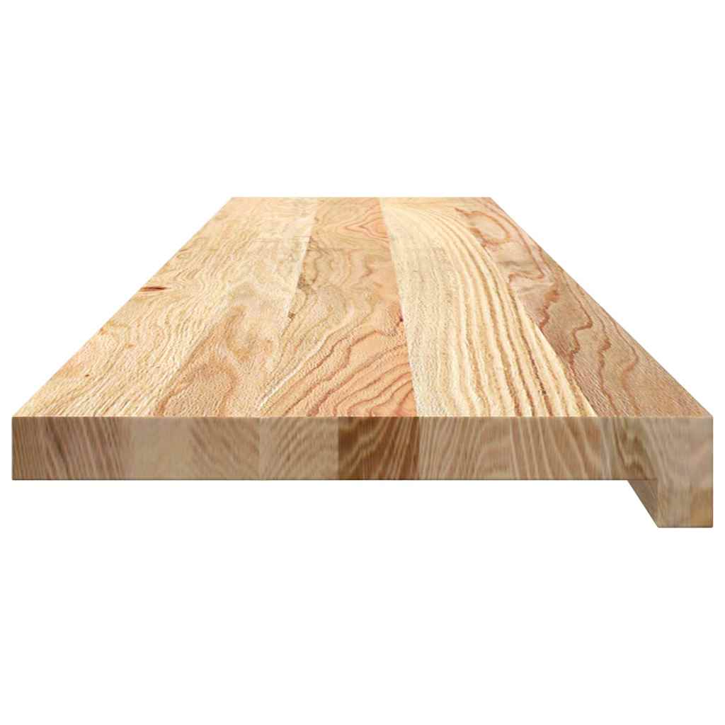 Trappetrinn 8 stk ubehandlet 110x30x2 cm heltre eik