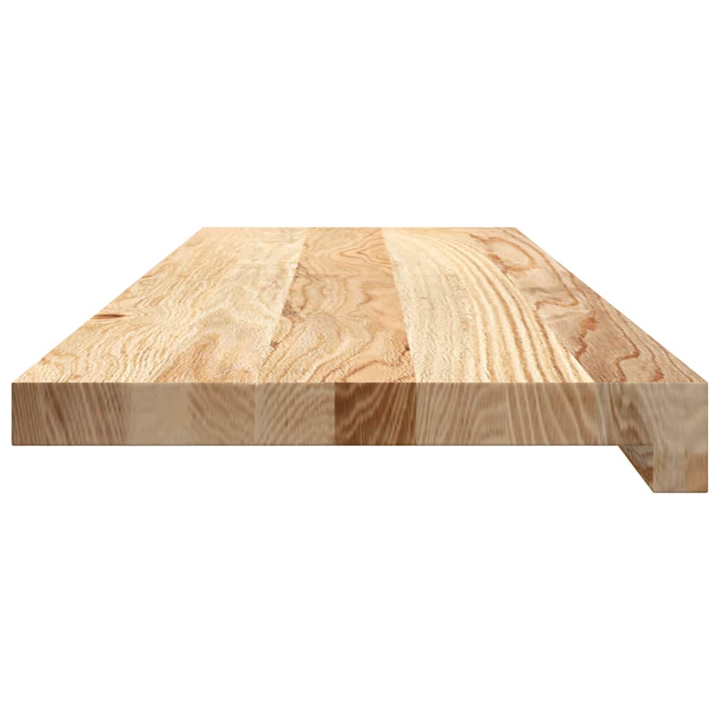 Trappetrinn 12 stk ubehandlet 80x25x2 cm heltre eik