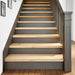 Trappetrinn 20 stk ubehandlet 100x25x2 cm heltre eik