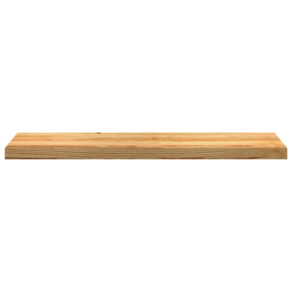 Trappetrinn 4 stk lysebrun 100x25x2 cm heltre eik