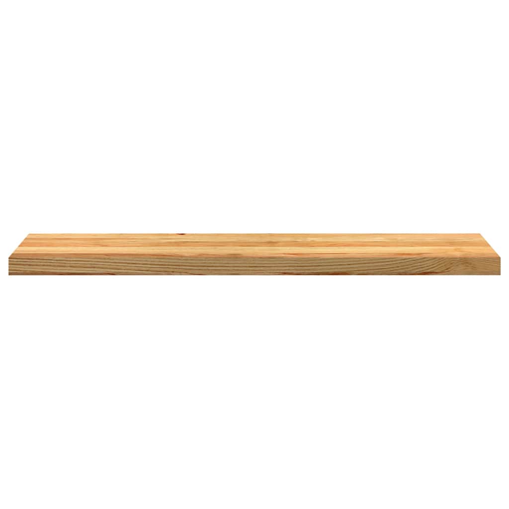 Trappetrinn 4 stk lysebrun 110x25x2 cm heltre eik