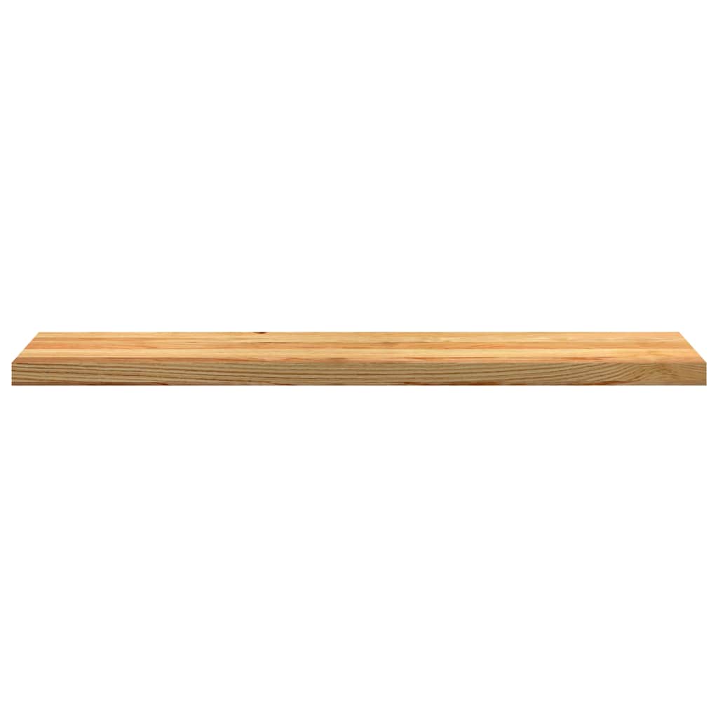 Trappetrinn 4 stk lysebrun 120x25x2 cm heltre eik