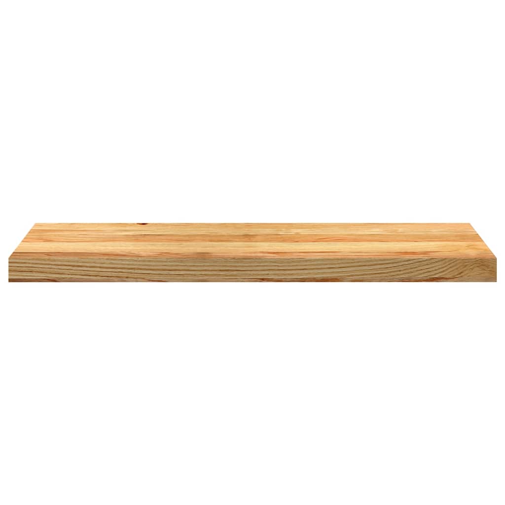 Trappetrinn 4 stk lysebrun 80x30x2 cm heltre eik