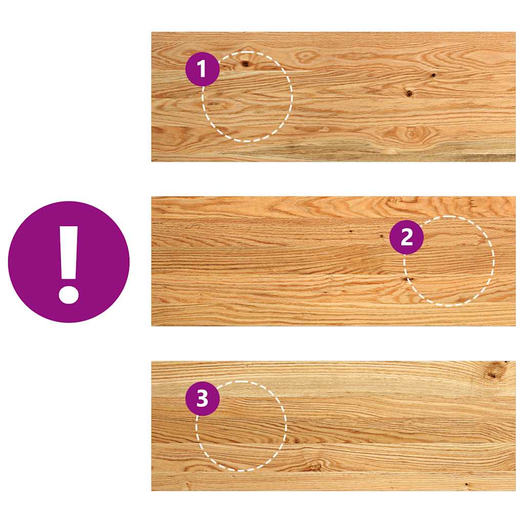 Trappetrinn 12 stk lysebrun 70x25x2 cm heltre eik