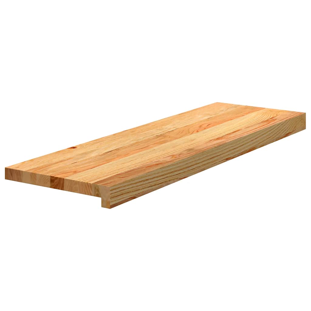 Trappetrinn 16 stk lysebrun 80x30x2 cm heltre eik