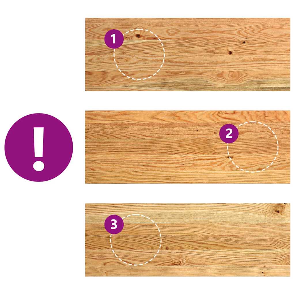 Trappetrinn 20 stk lysebrun 70x25x2 cm heltre eik