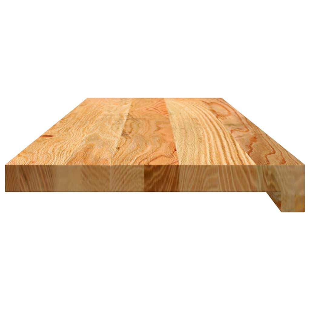 Trappetrinn 20 stk lysebrun 80x30x2 cm heltre eik