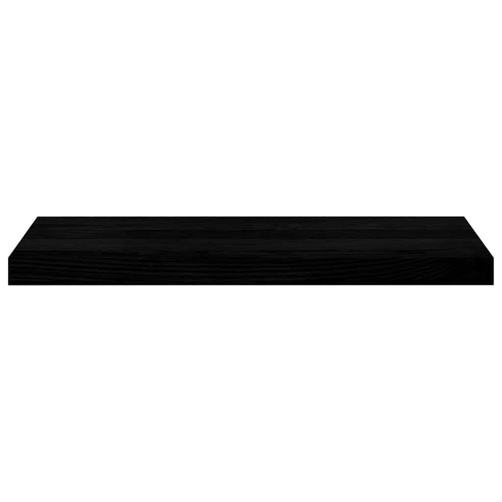 Trappetrinn 4 stk brunsvart 70x25x2 cm heltre eik