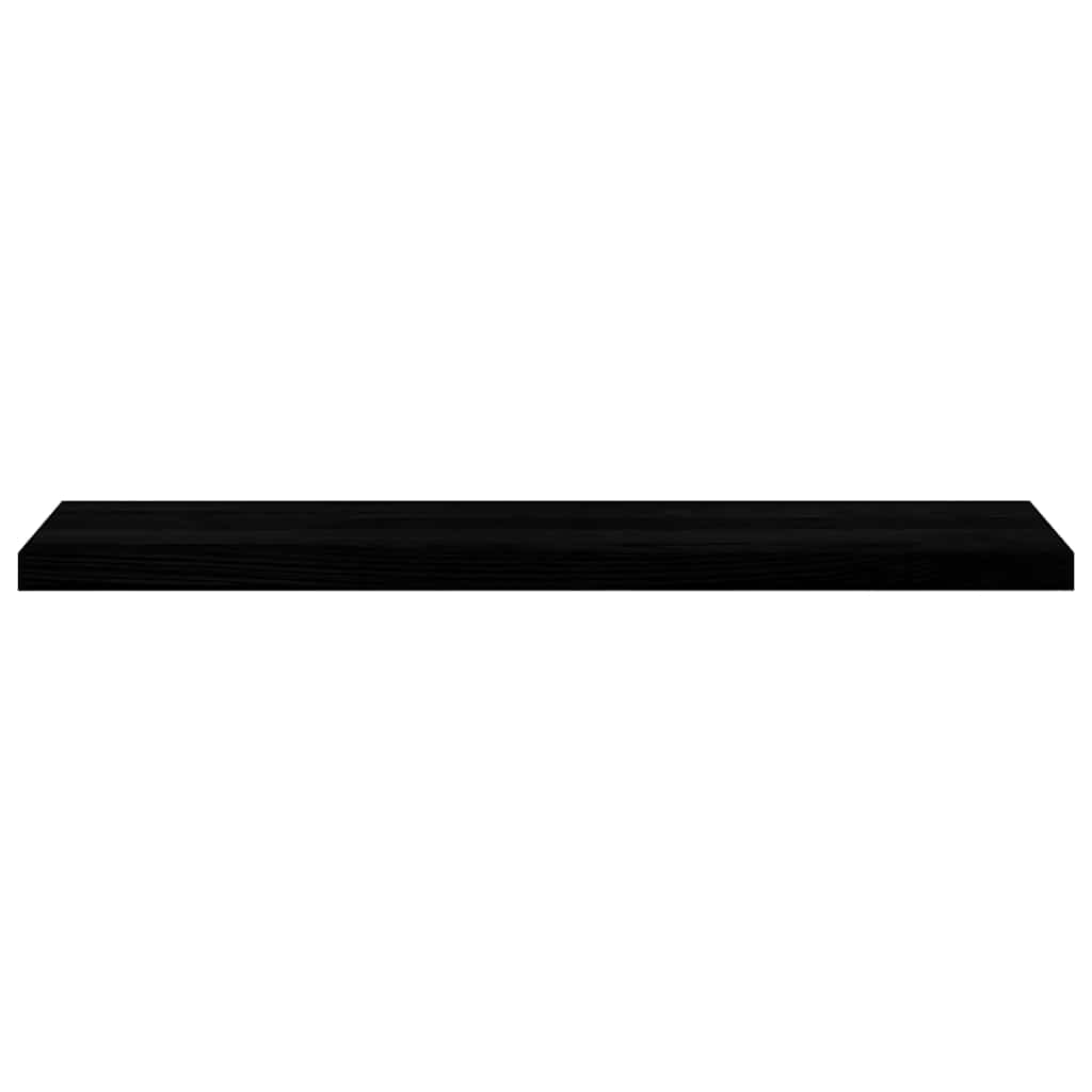 Trappetrinn 4 stk brunsvart 110x25x2 cm heltre eik