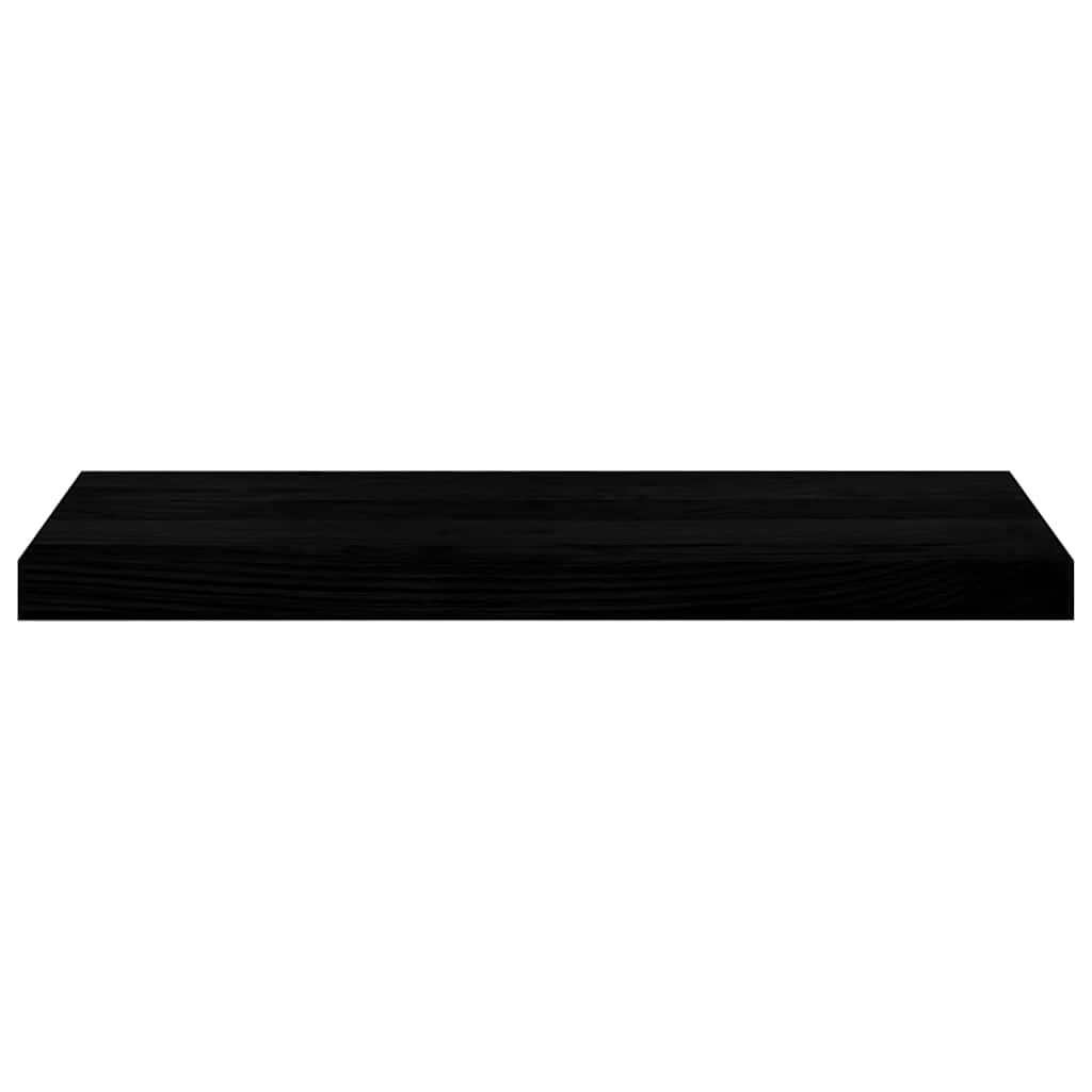 Trappetrinn 4 stk brunsvart 70x30x2 cm heltre eik