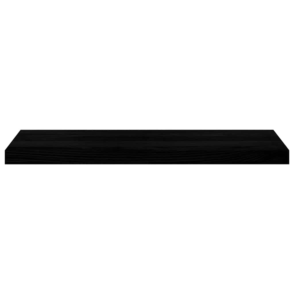 Trappetrinn 4 stk brunsvart 80x30x2 cm heltre eik