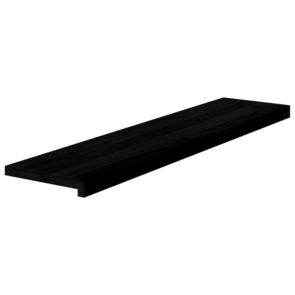 Trappetrinn 4 stk mørkebrun 110x30x2 cm heltre eik vidaXL