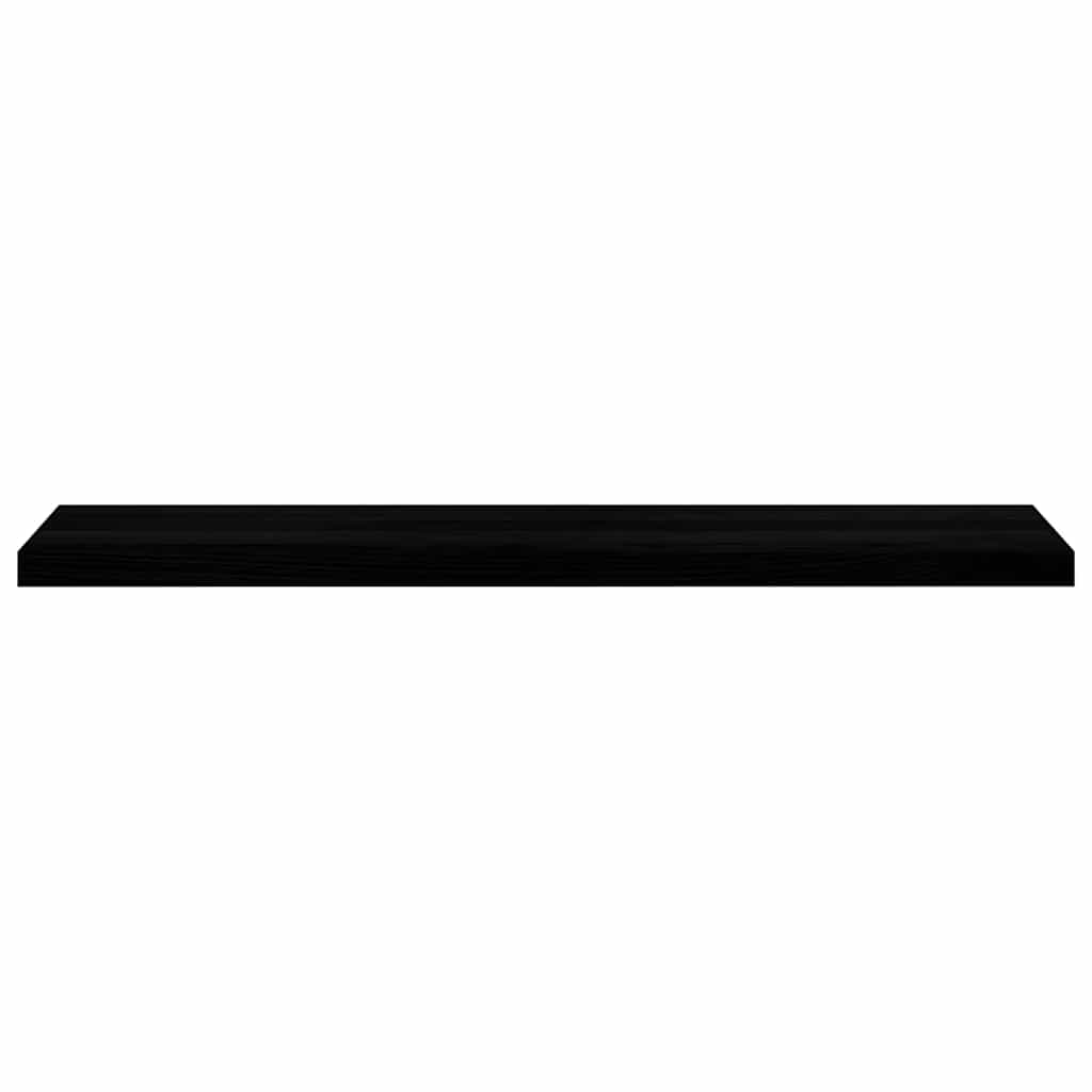 Trappetrinn 4 stk brunsvart 120x30x2 cm heltre eik