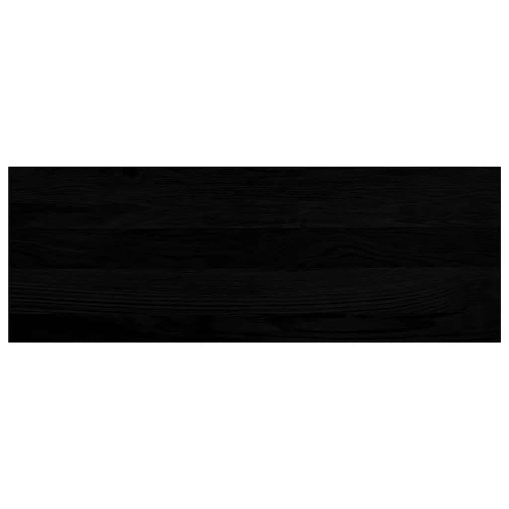 Trappetrinn 8 stk brunsvart 70x25x2 cm heltre eik