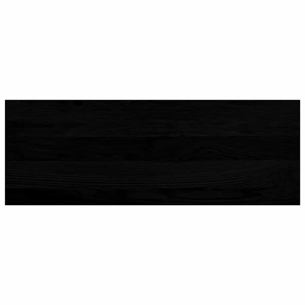 Trappetrinn 8 stk brunsvart 70x30x2 cm heltre eik