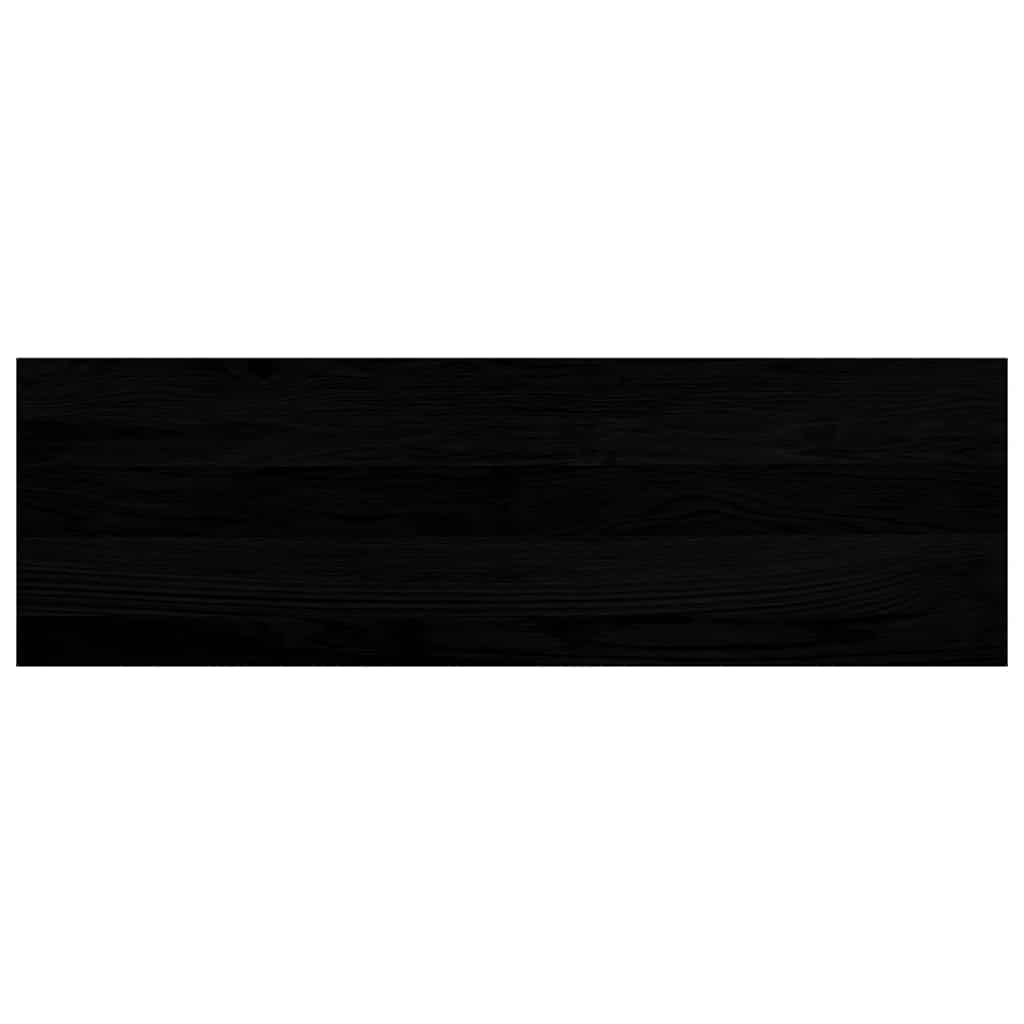 Trappetrinn 8 stk brunsvart 80x30x2 cm heltre eik