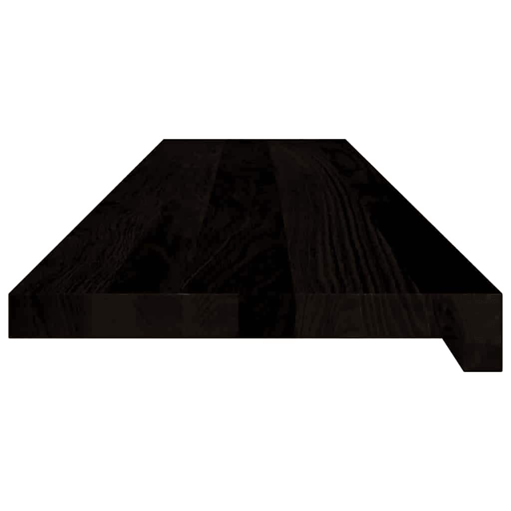 Trappetrinn 16 stk mørkebrun 110x30x2 cm heltre eik vidaXL