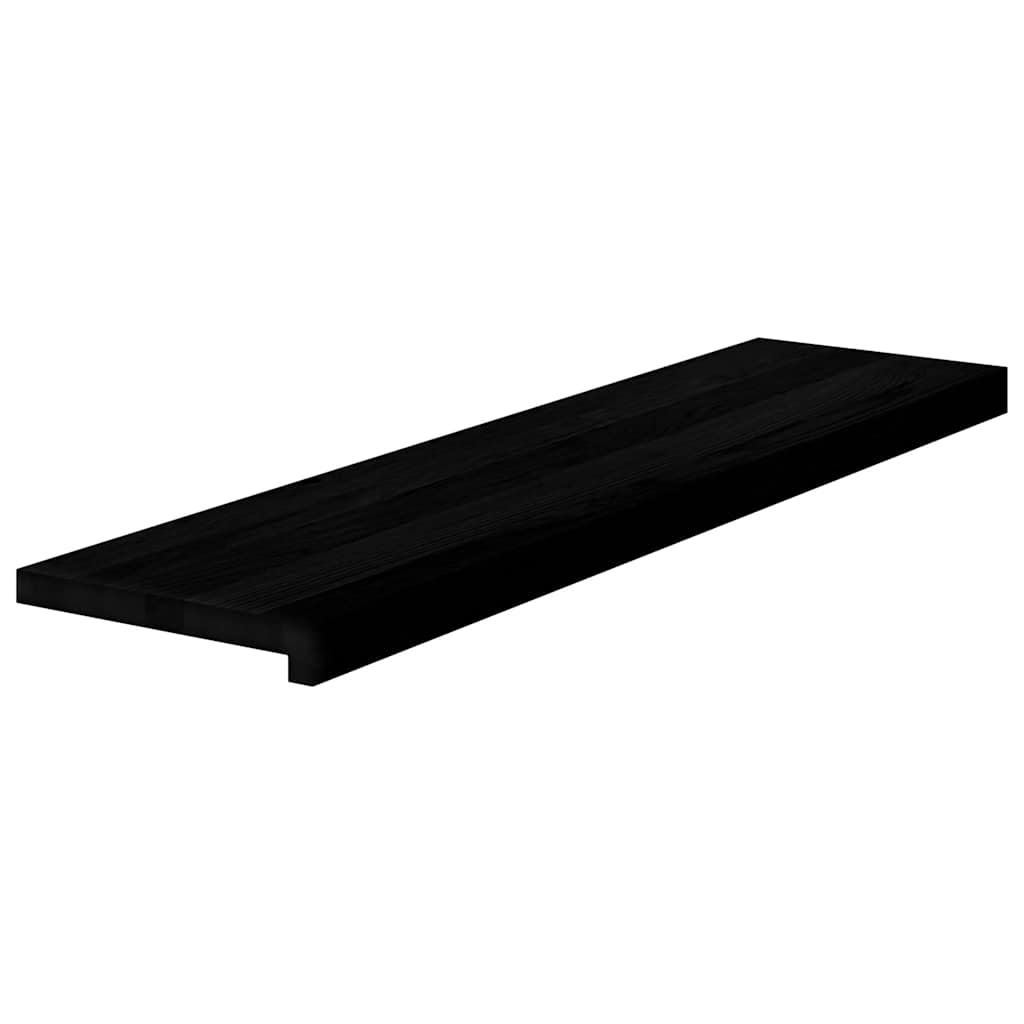 Trappetrinn 20 stk brunsvart 100x25x2 cm heltre eik