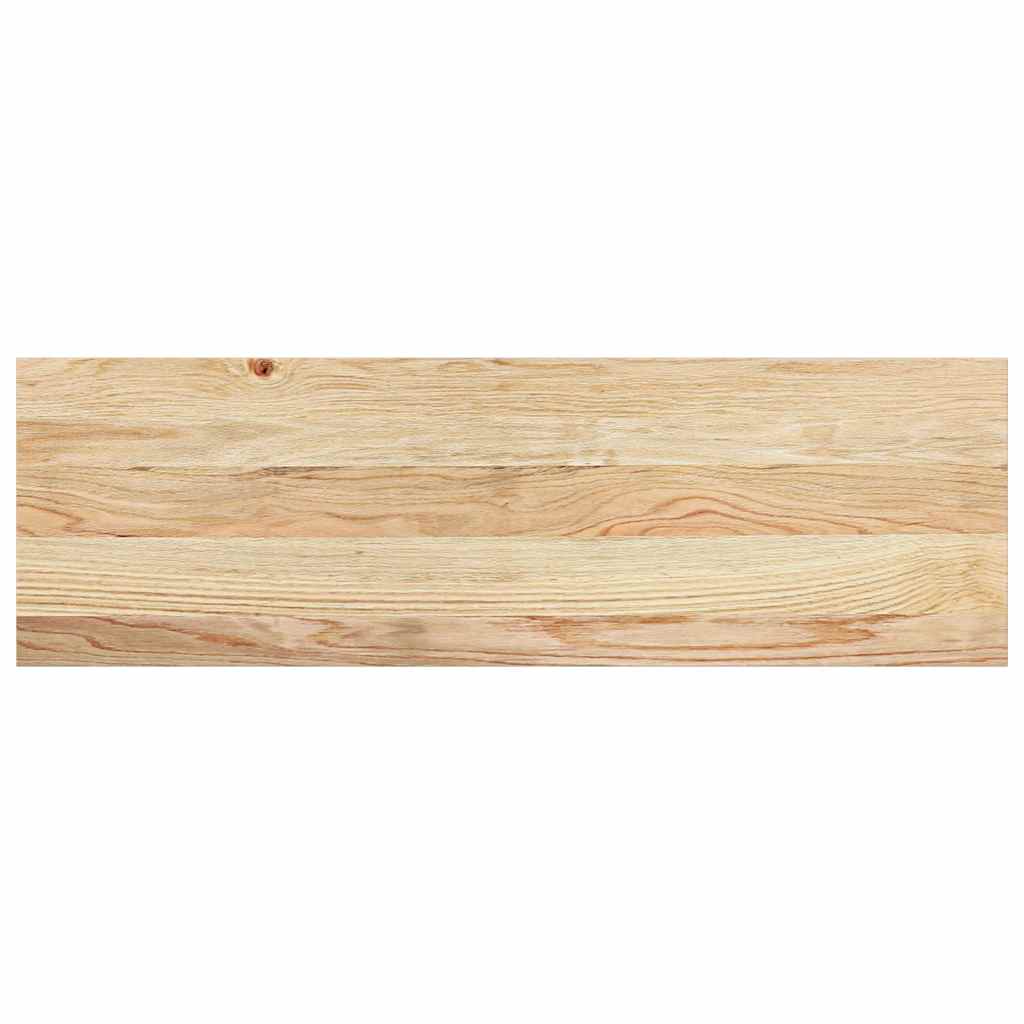 Trappetrinn 2 stk ubehandlet 80x25x2 cm heltre eik