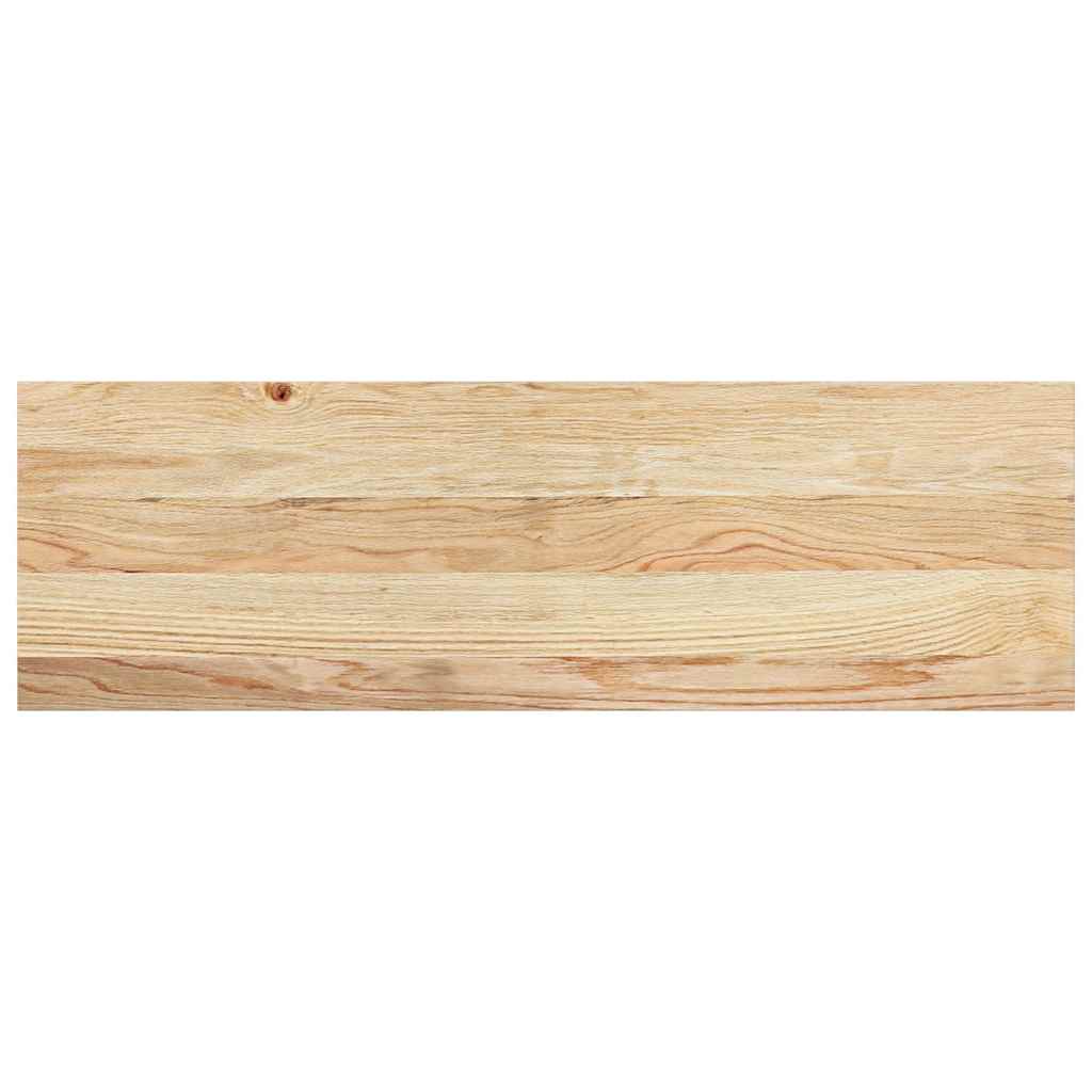 Trappetrinn 2 stk ubehandlet 80x30x2 cm heltre eik