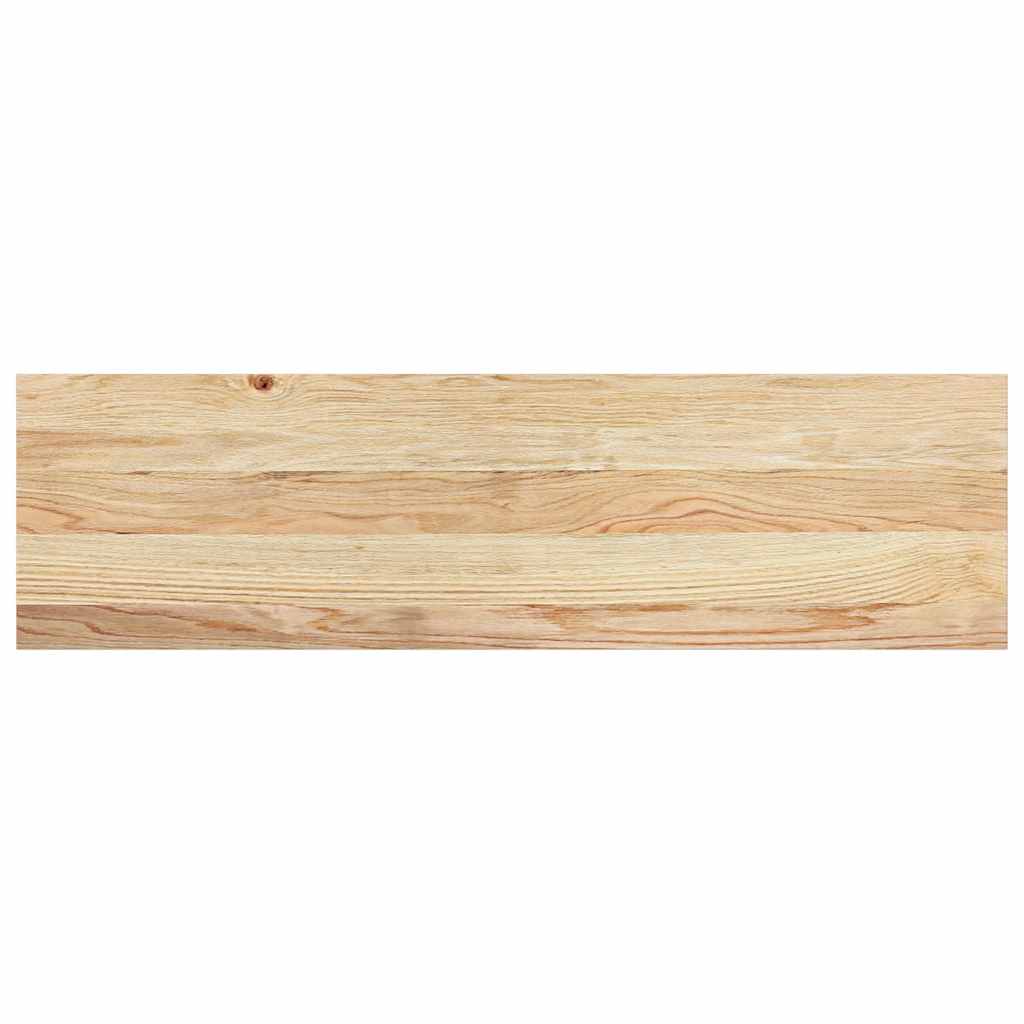 Trappetrinn 2 stk ubehandlet 90x30x2 cm heltre eik
