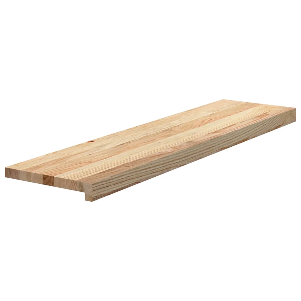 Trappetrinn 2 stk ubehandlet 100x30x2 cm heltre eik