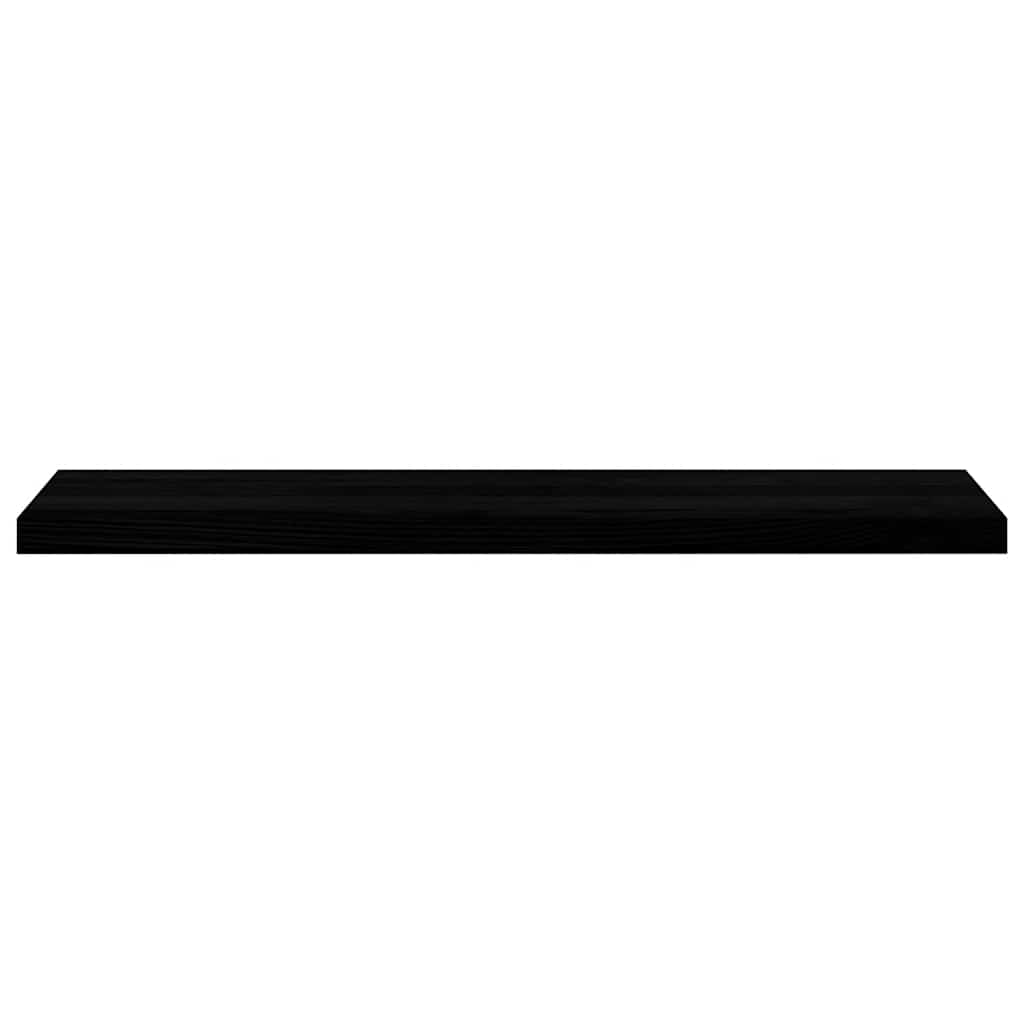 Trappetrinn 2 stk brunsvart 110x25x2 cm heltre eik
