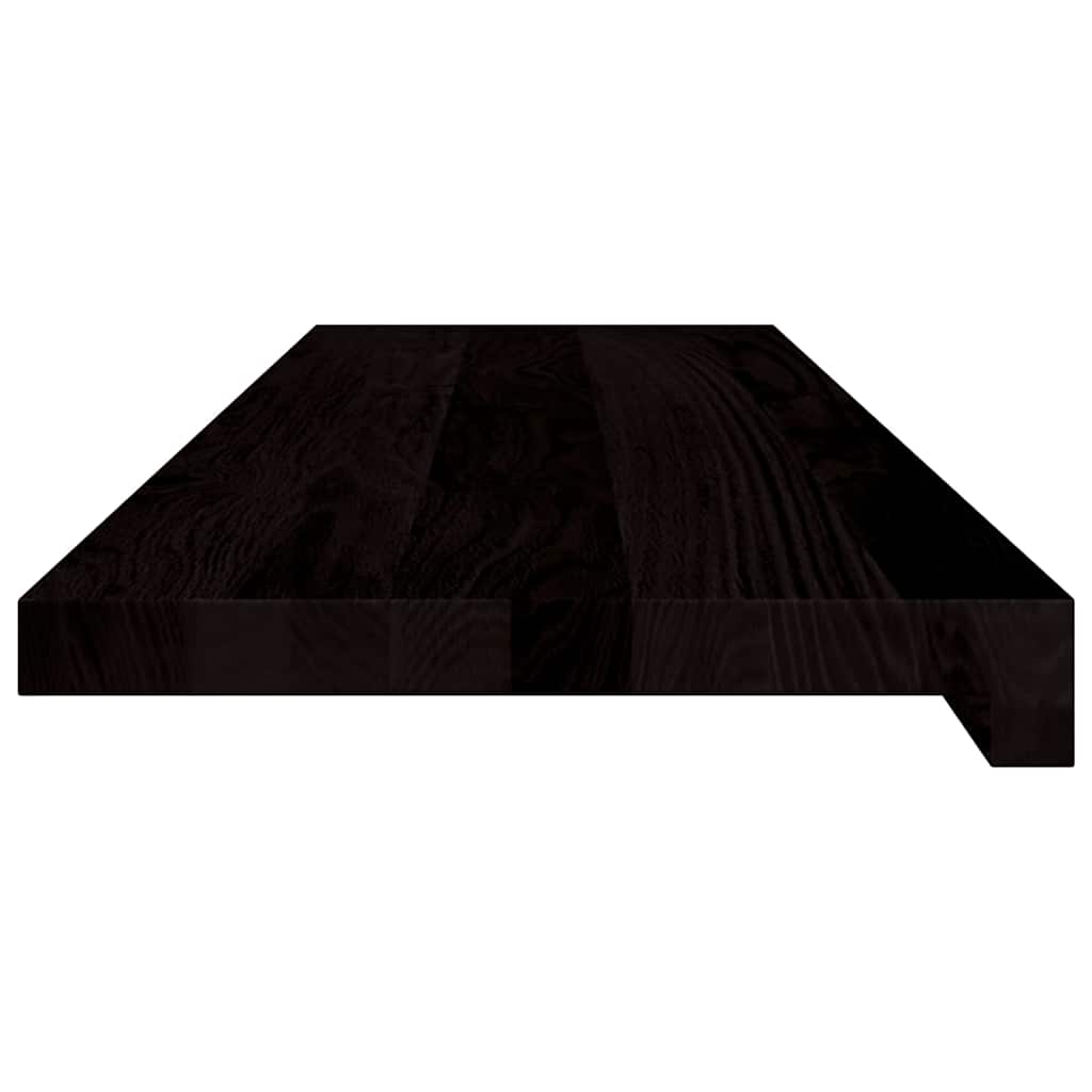 Trappetrinn 2 stk mørkebrun 90x30x2 cm heltre eik vidaXL