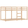 Køyeseng med gardiner rose 75x190 cm heltre furu
