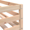 Køyeseng med gardiner rose 75x190 cm heltre furu