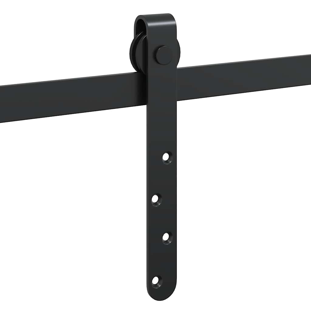 Skyvedørsett for skap 213 cm karbonstål