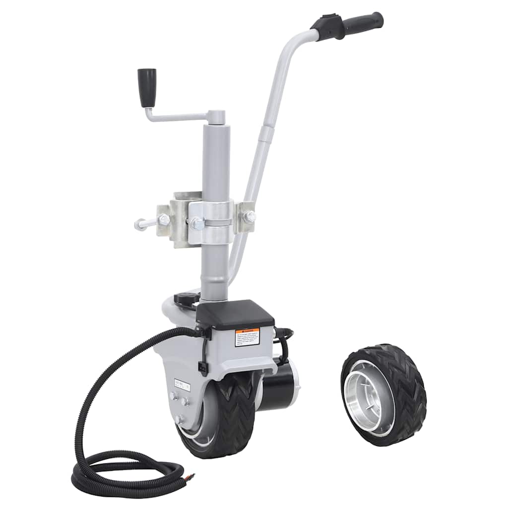 Motorisert støttehjul aluminium 12 V 350 W