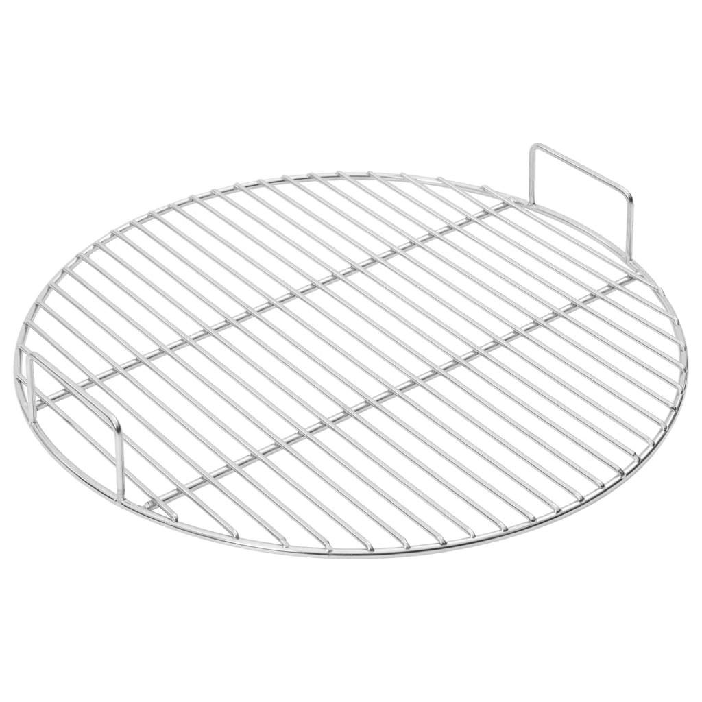 Grillrist med håndtak rund Ø44,5 cm 304 rustfritt stål vidaXL