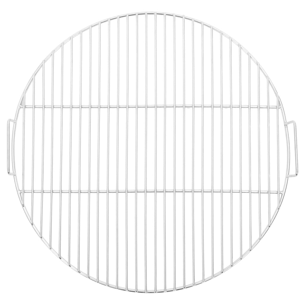 Grillrist med håndtak rund Ø54 cm 304 rustfritt stål vidaXL