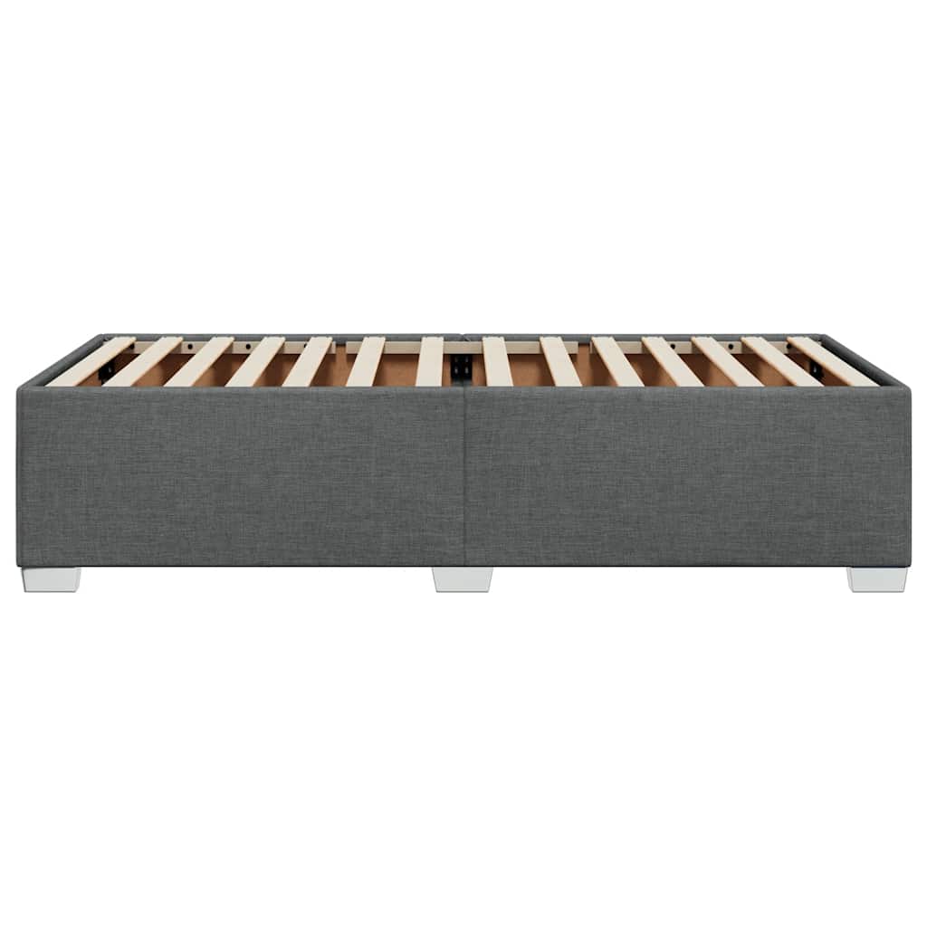 Sengeramme mørkegrå Single stoff