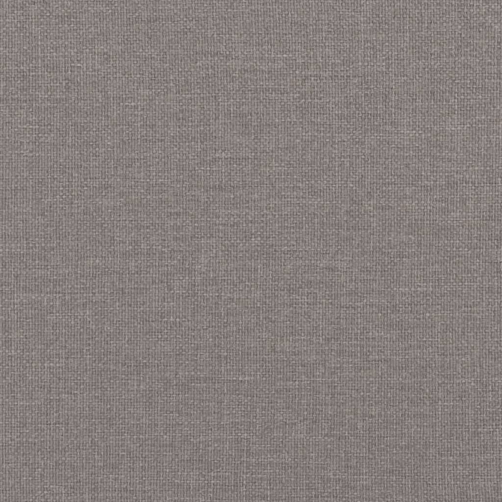 Sengeramme gråbrun 100x200 cm stoff