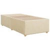 Sengeramme kremhvit 100x200 cm stoff