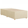 Sengeramme kremhvit 100x200 cm stoff
