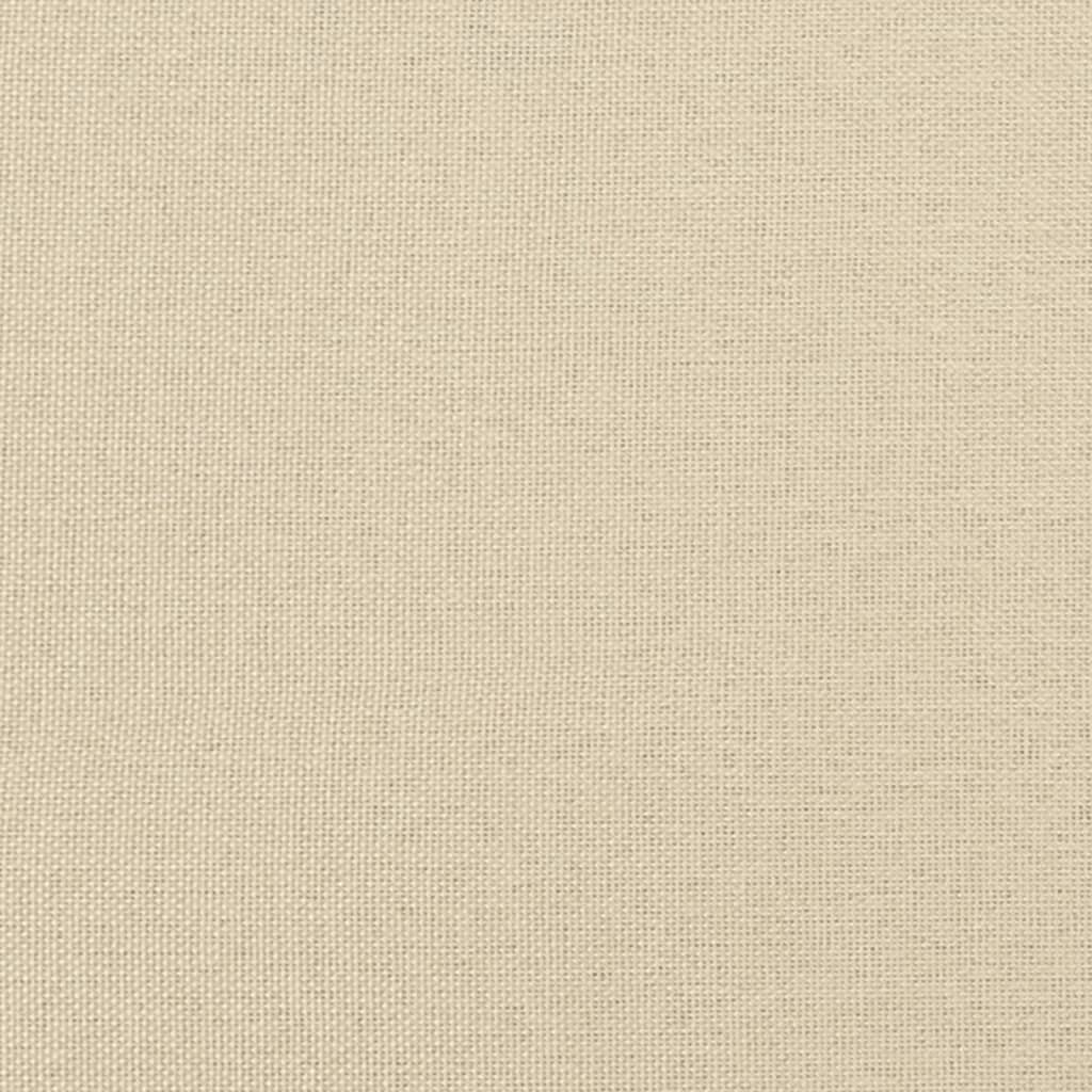 Sengeramme kremhvit 100x200 cm stoff