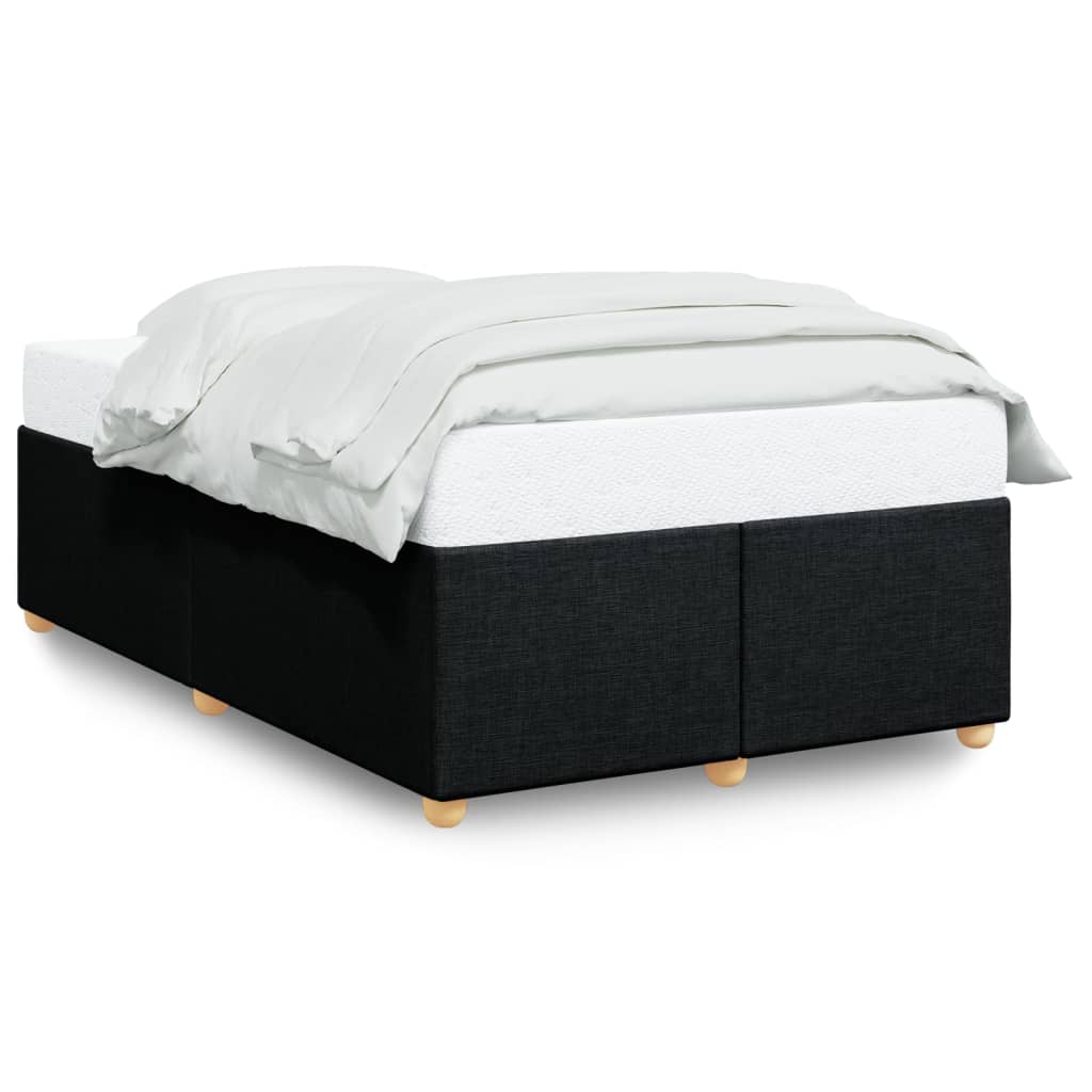 Sengeramme svart 120x190 cm stoff