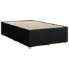 Sengeramme svart 120x190 cm stoff