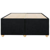 Sengeramme svart 120x190 cm stoff