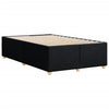 Sengeramme svart 120x190 cm stoff