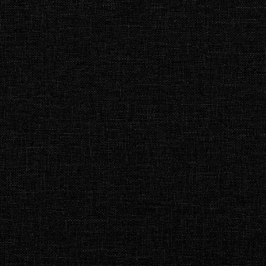 Sengeramme uten madrass svart enkelt stoff