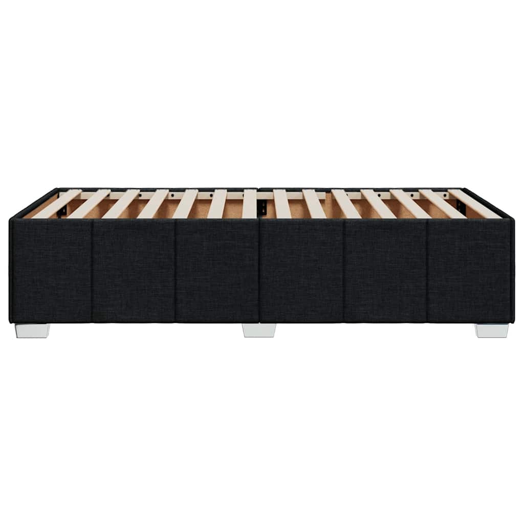 Sengeramme svart stoff