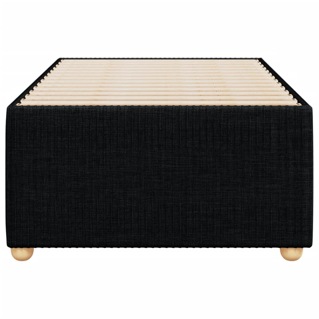 Sengeramme svart 90x190 cm stoff